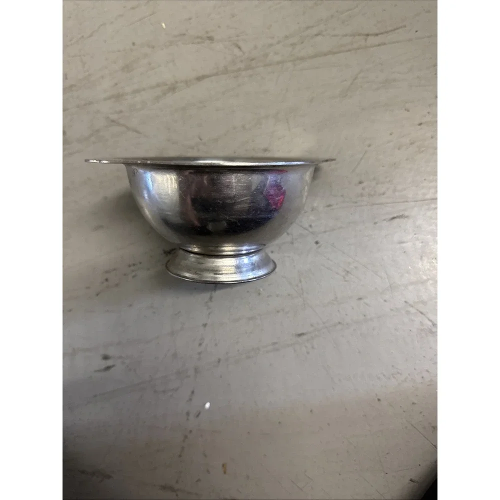 LEGION UTENSILS~ Vintage - USVA - Quality Stainless Steel SUGAR BOWL NO LID~ USA